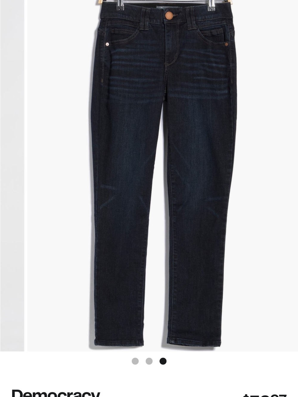 Democracy Women's Dark Indigo Skinny Jeans